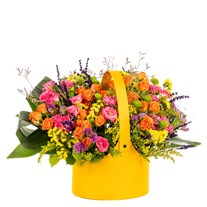 Yellow Box Çardak Gül Çantası