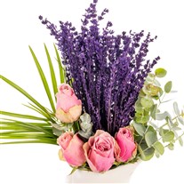 Lavender Love Seramik Sürahide Lavantalar