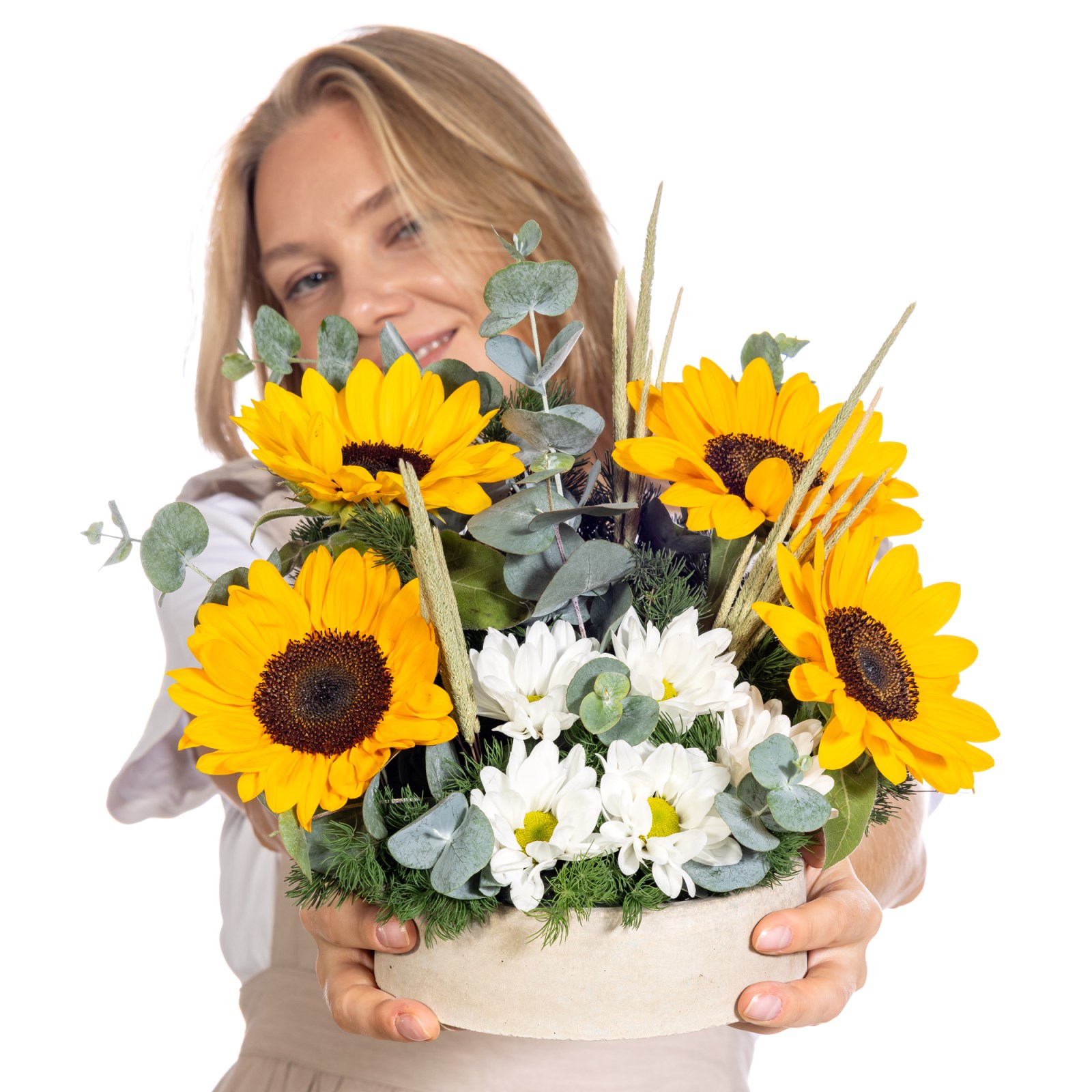 Sunshine Melody Ayçiçeği Aranjmanı