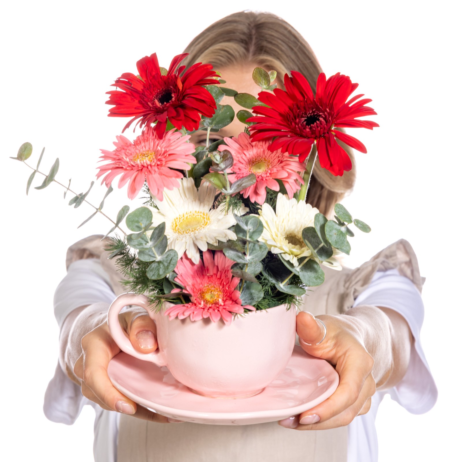 Cheerful Bloom Gerbera Aranjmanı
