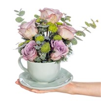 Bloomy Cup Lila Güler