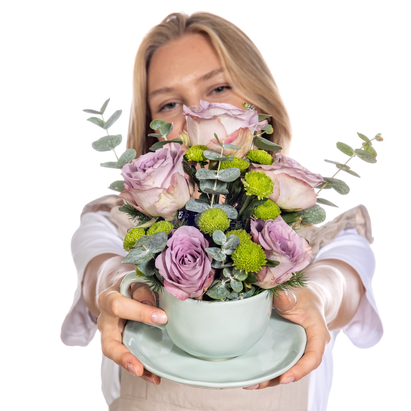 Bloomy Cup Lila Güler