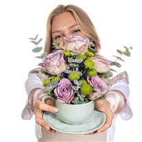 Bloomy Cup Lila Güler
