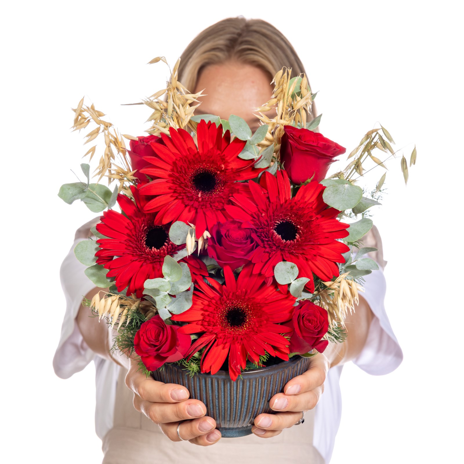 Red Motion Kırmızı Gerbera & Güller