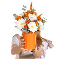Orange Smile Gerberalar
