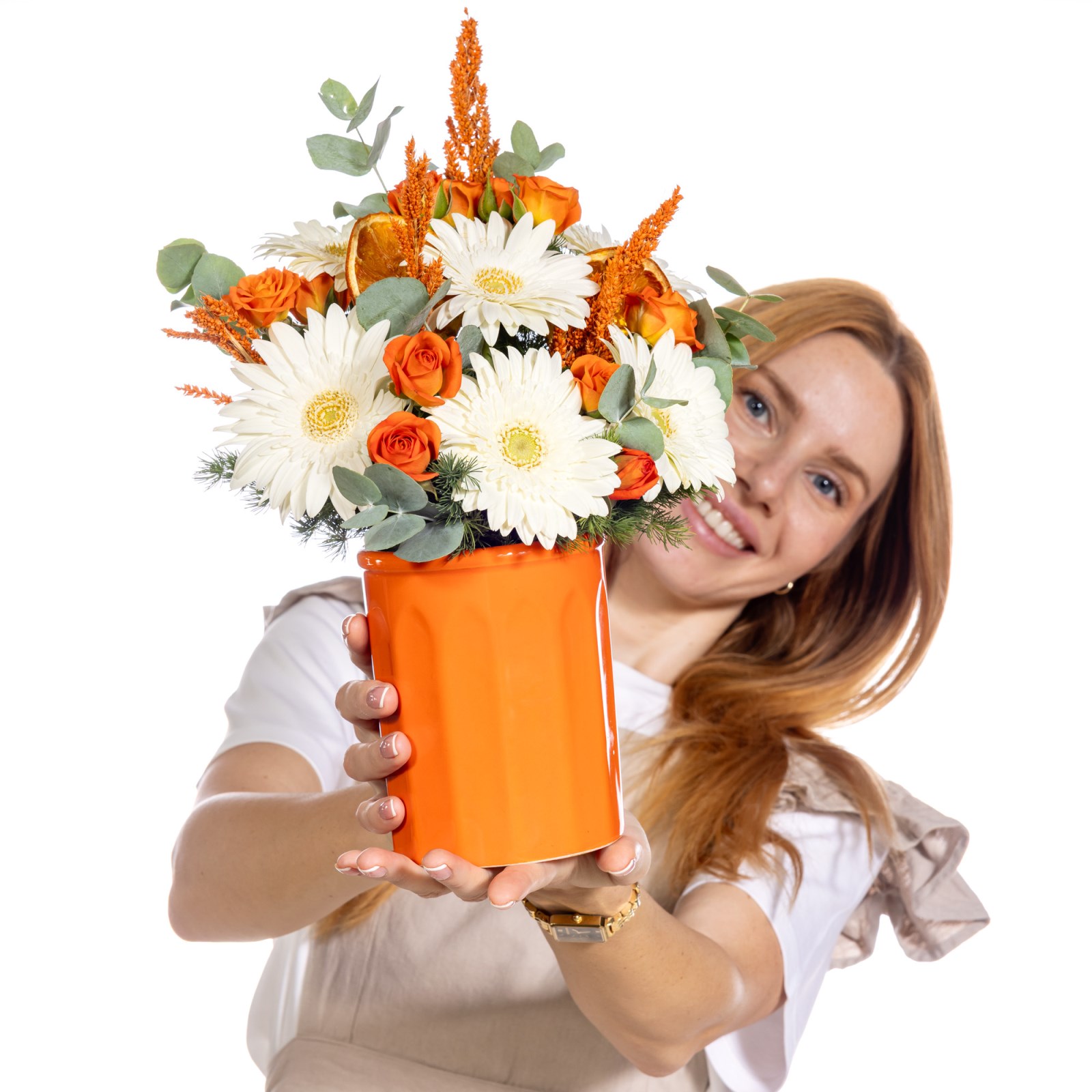 Orange Smile Gerberalar