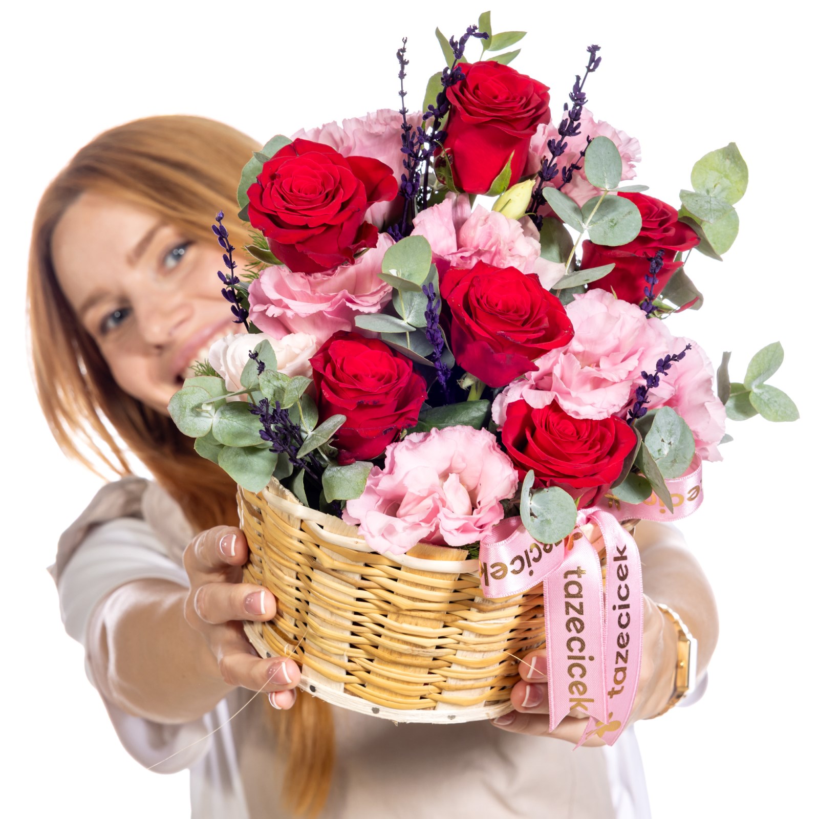 Romantic Whisper Lisyantus Gül Sepeti