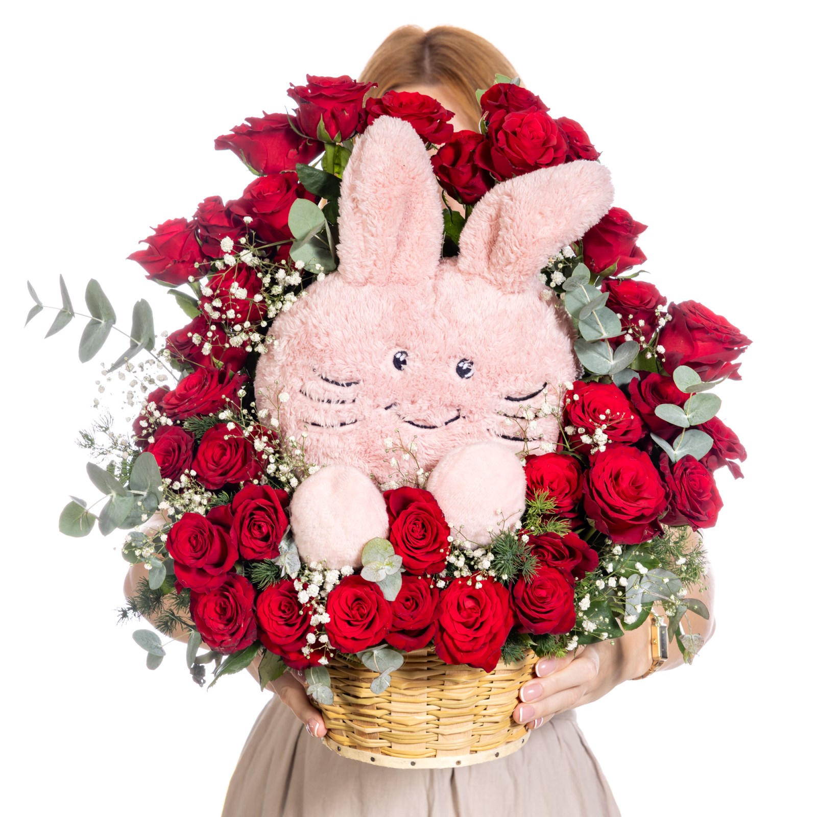 Sweet Bunny Gül Sepeti