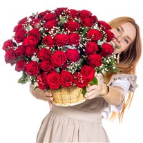 Endless Love Büyük Gül Sepeti