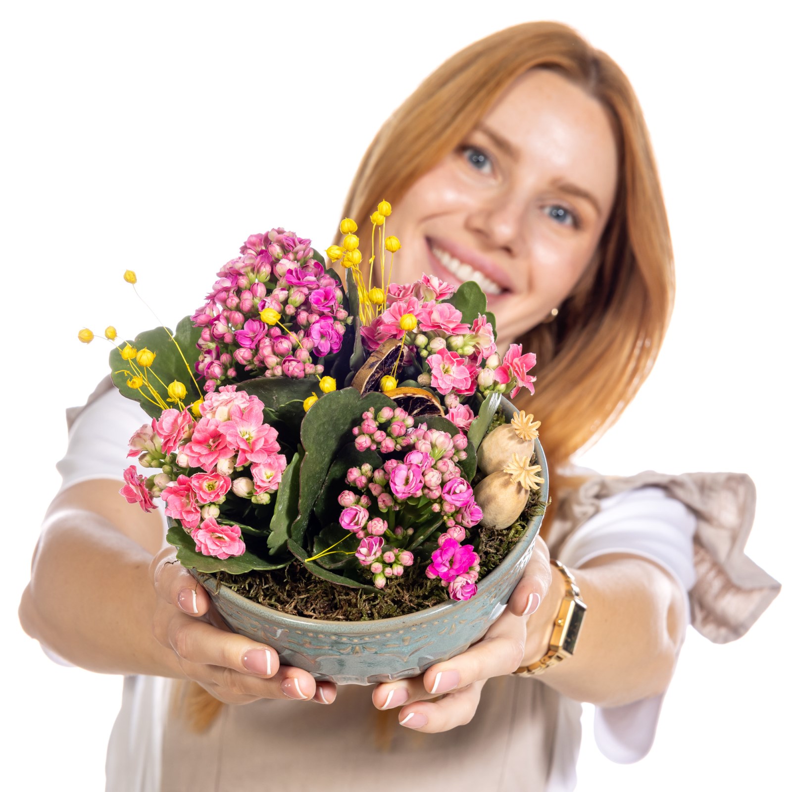 Pink Dream Dekoratif Kalanşo Kasesi
