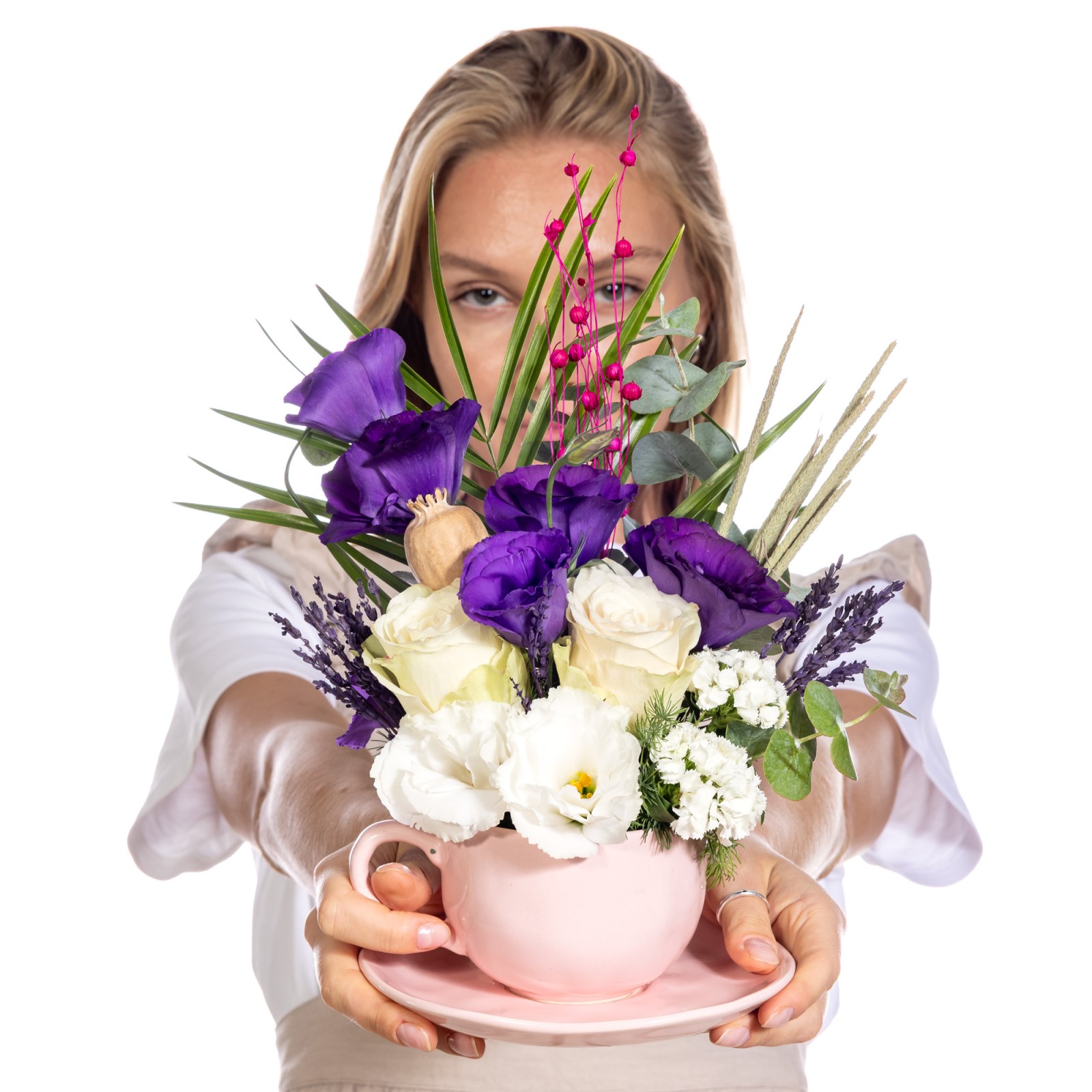 Bloom Cup Lisyantus Aranjmanı