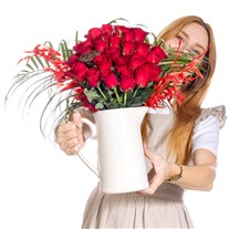 Peach Red Harmony Kırmızı Güller