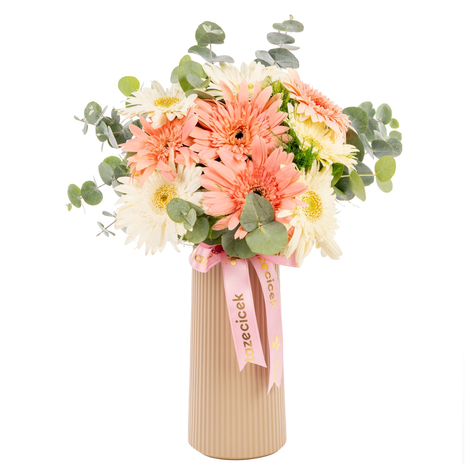 Pure Elegance Soft Gerbera Vazosu