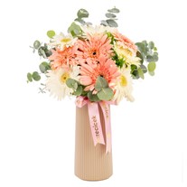 Pure Elegance Soft Gerbera Vazosu