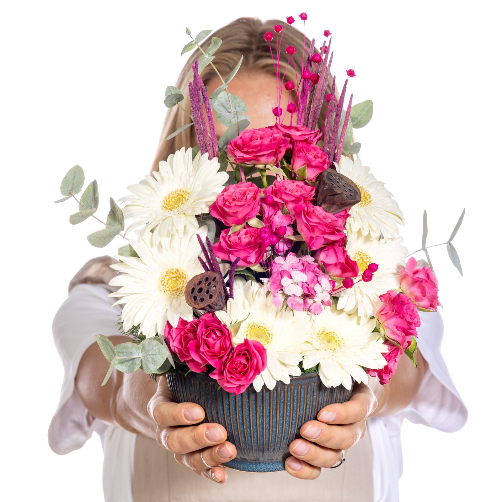 Pink Harmony Gül & Gerbera Aranjmanı