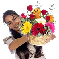 Good Vibes Only Gerbera Sepeti