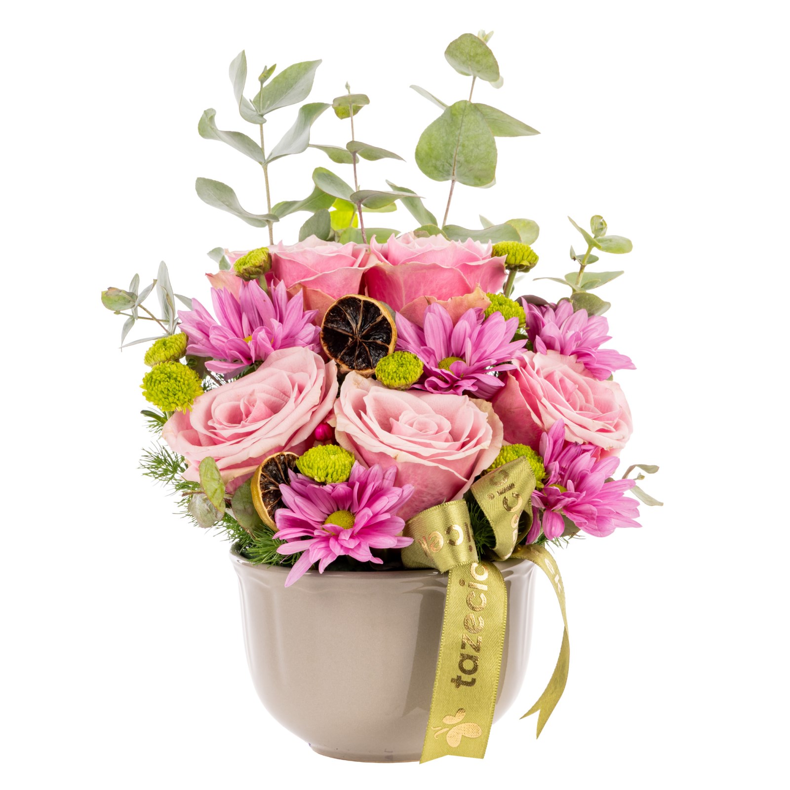 Rosy Mood Pembe Gül Aranjmanı