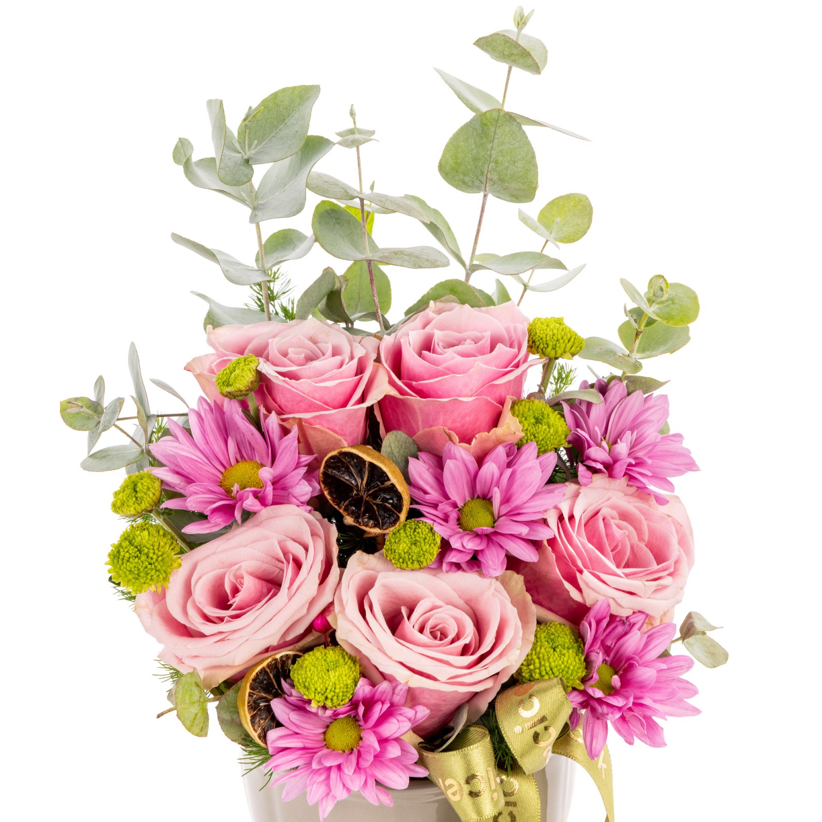 Rosy Mood Pembe Gül Aranjmanı