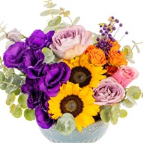 Color Crush Ayçiçeği Aranjmanı
