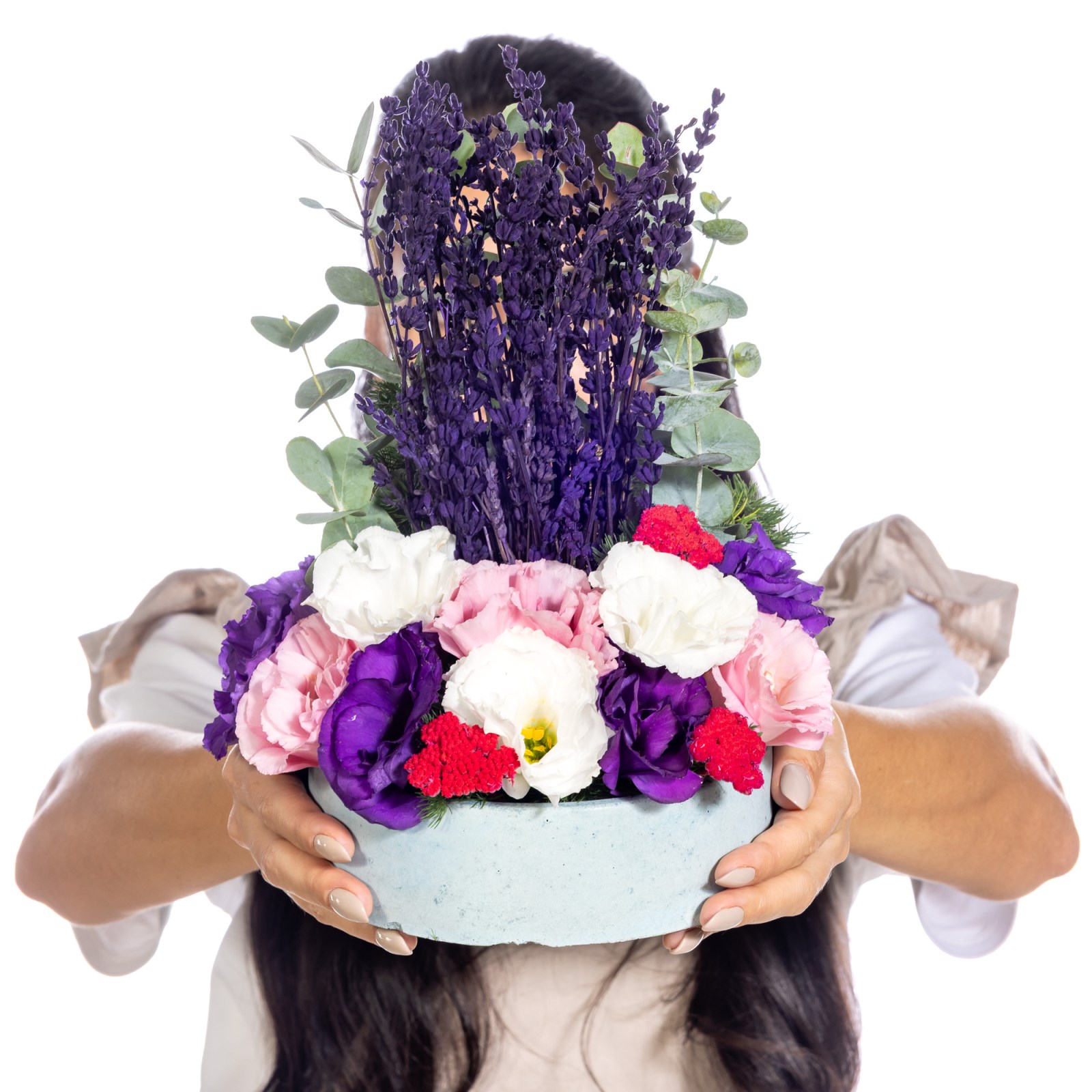 Lavender Story Lisyantus Aranjmanı