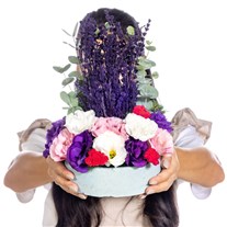 Lavender Story Lisyantus Aranjmanı