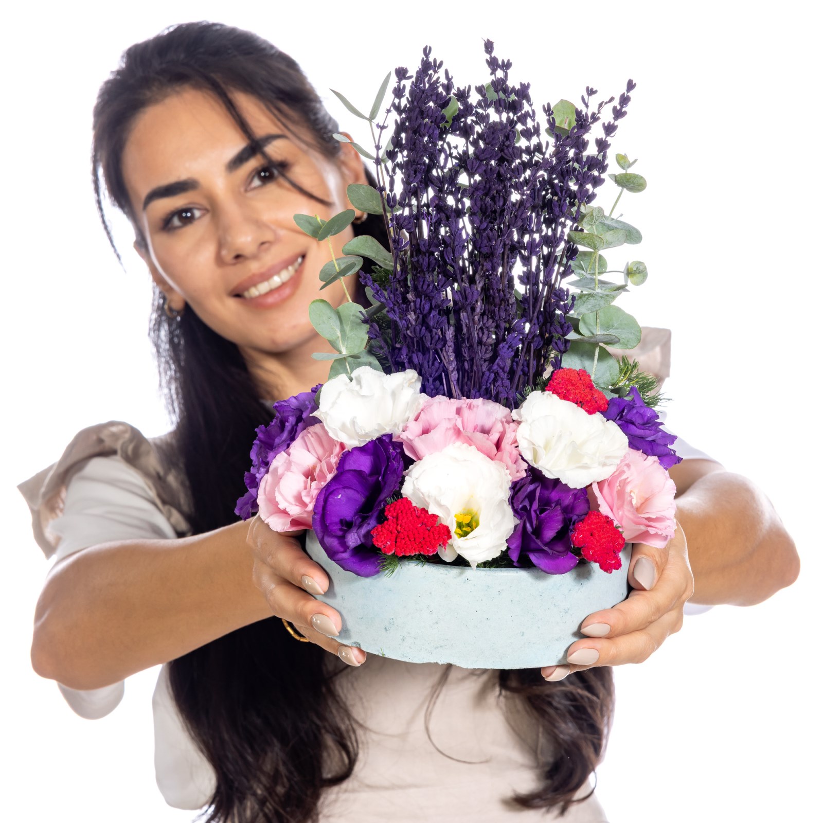 Lavender Story Lisyantus Aranjmanı