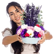 Lavender Story Lisyantus Aranjmanı