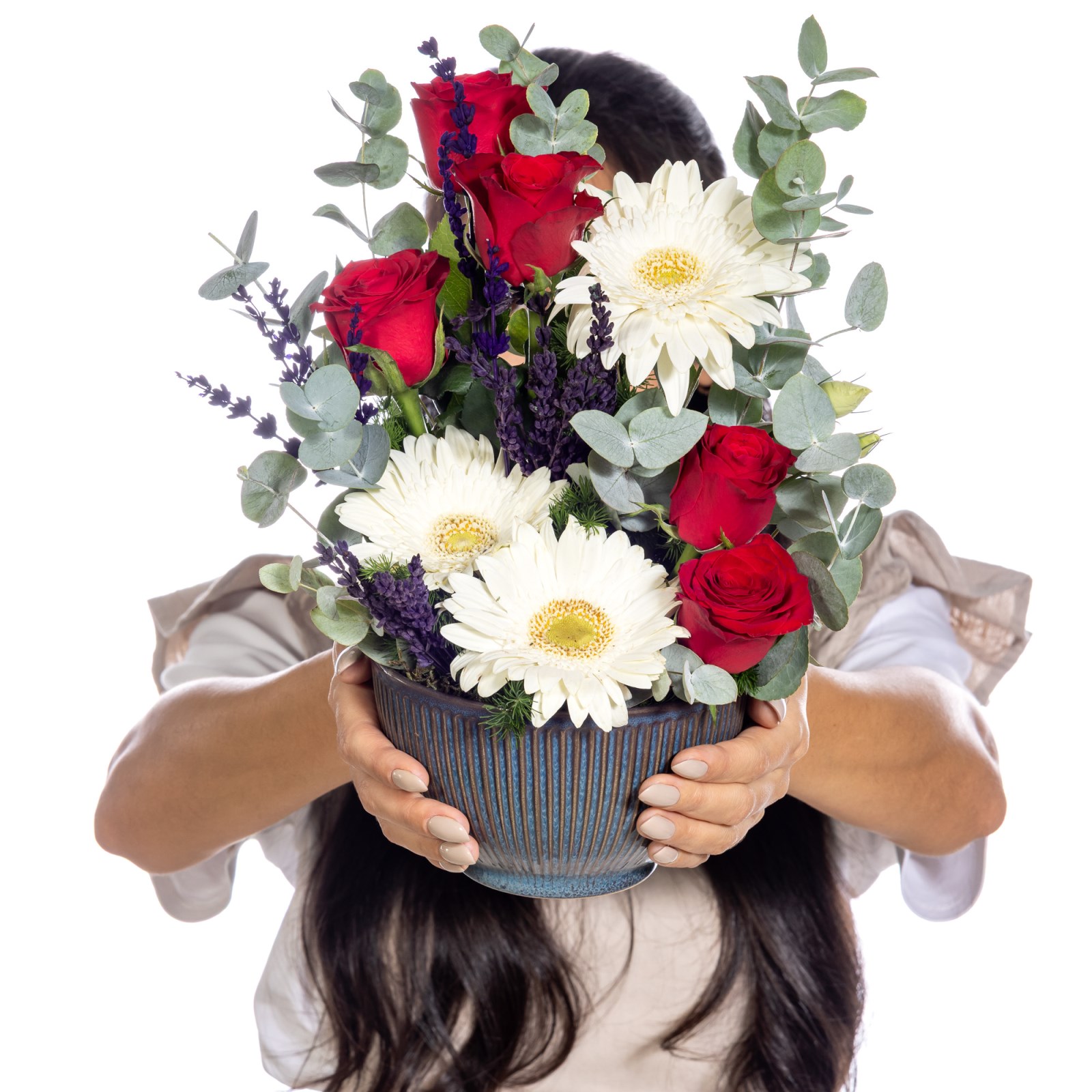 Red Spell Gül ve Gerbera Aranjmanı