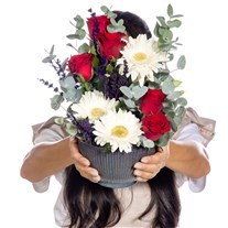 Red Spell Gül ve Gerbera Aranjmanı