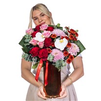 Elegant Mix Premium Gül Aranjmanı