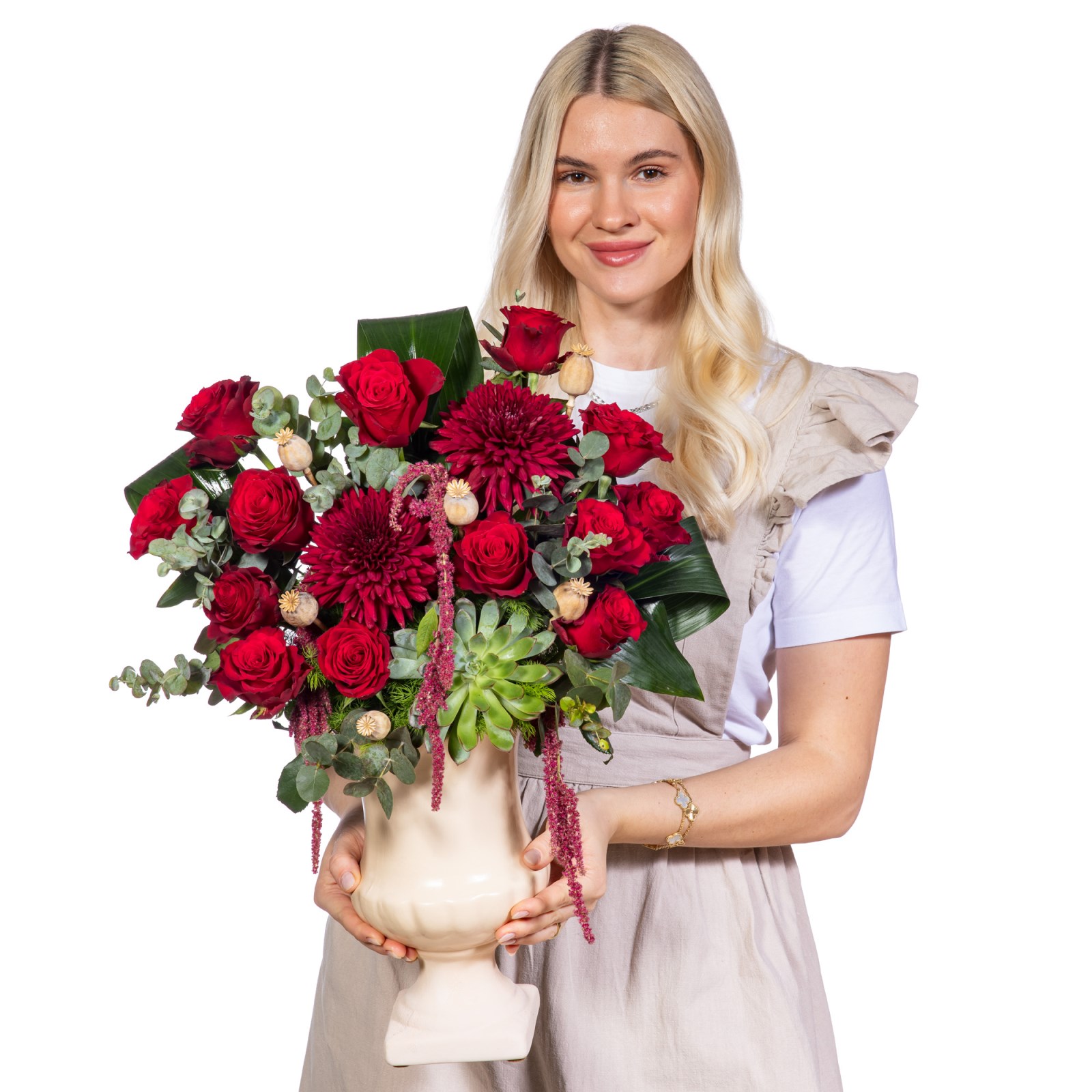 Crimson Luxe Kırmızı Güller