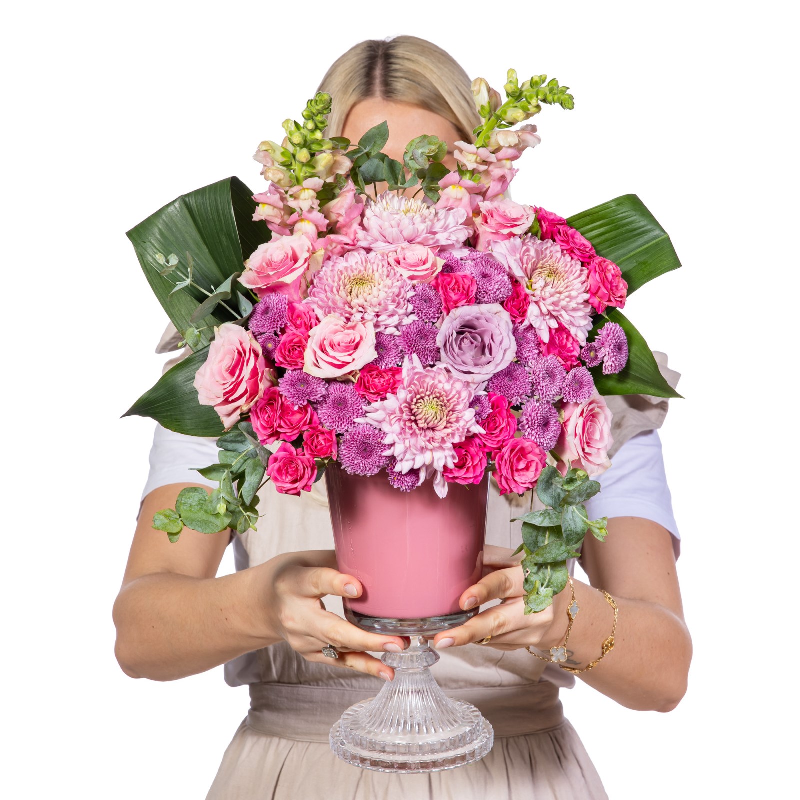 Pink Royale Gül Aranjmanı