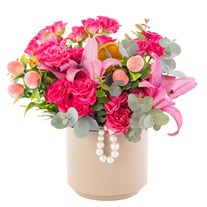 Candy Luxe Gül & Pembe Lilyum