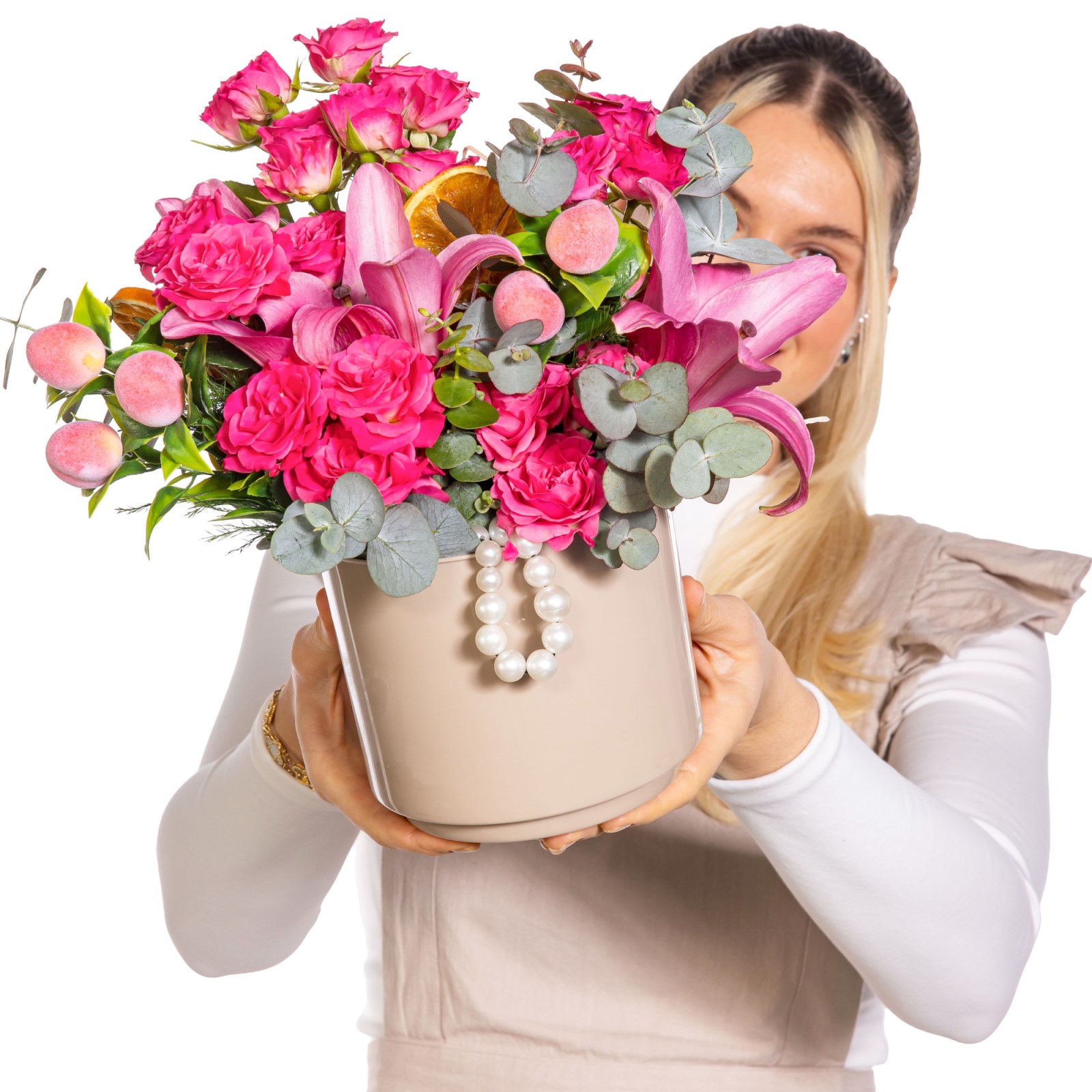 Candy Luxe Gül & Pembe Lilyum