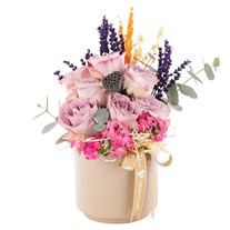 Purple Grace Roses Aranjmanı