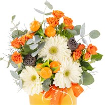 Citrus Roses & Gerbera Aranjmanı