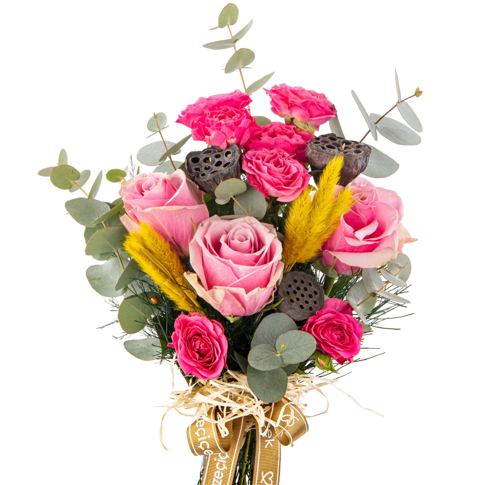 Golden Pink Vazoda Pembe Gül