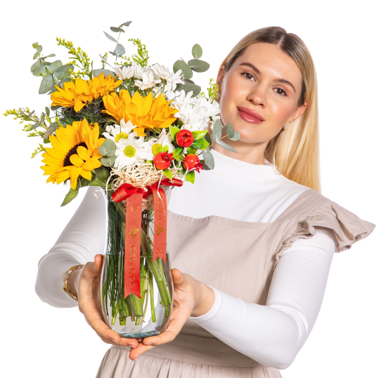 Daisy Touch Vazoda Ayçiçeği