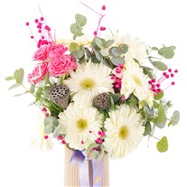 Pure Garden Vazoda Gerbera