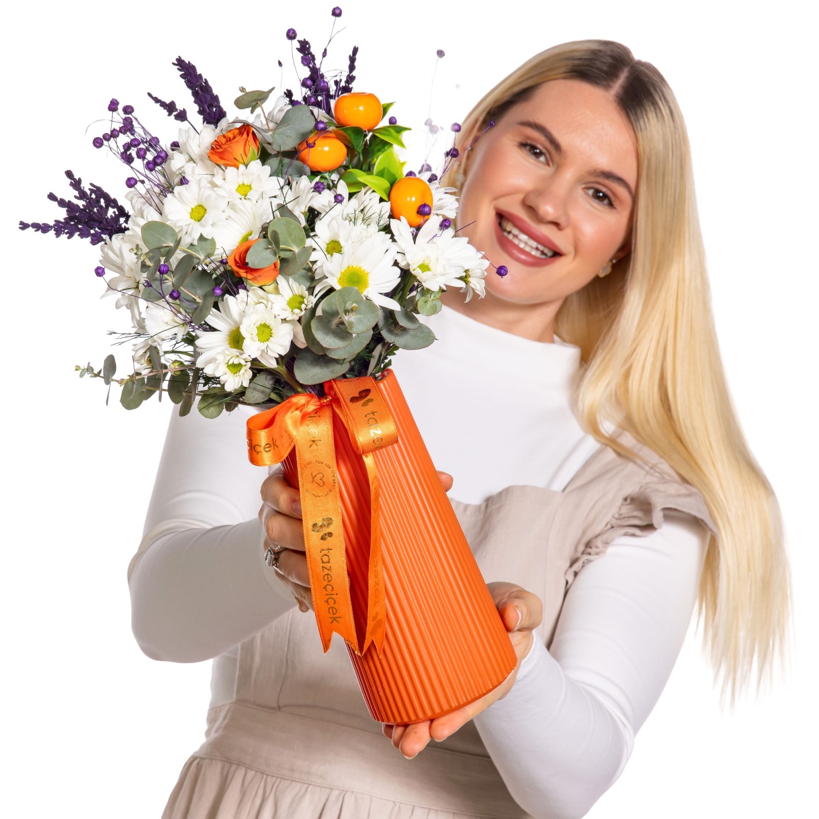 Orange Touch Daisies