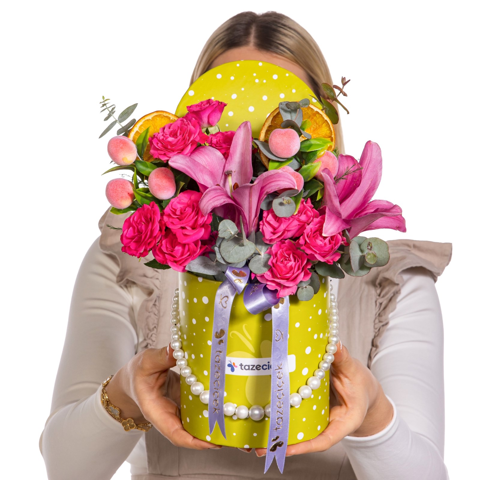 Rosy Dream Gül & Lilyum Box