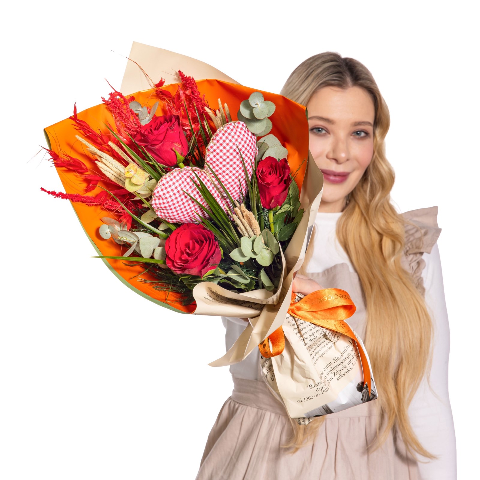 Heartfelt Passion Kırmızı Gül Buketi