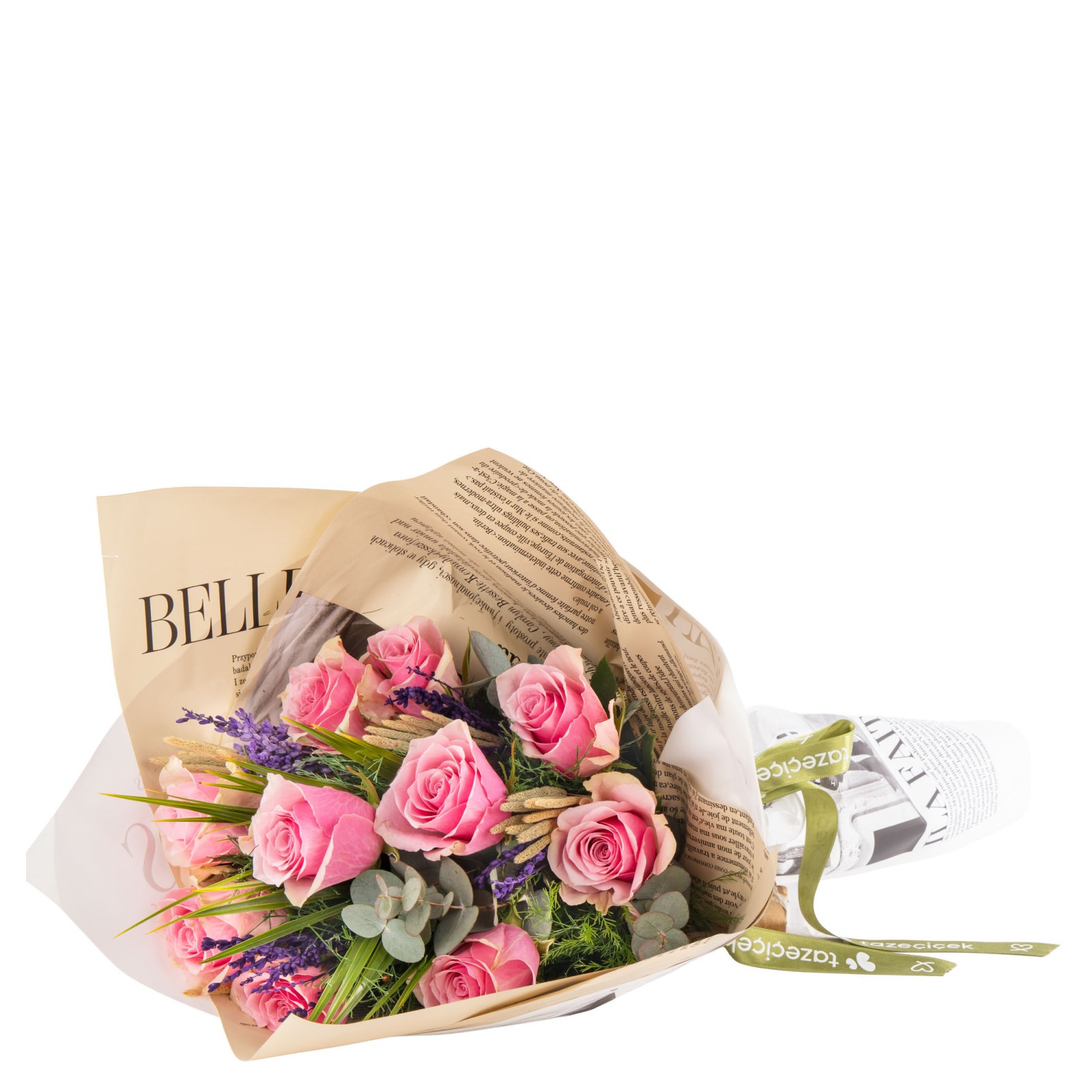 Sweet Poem Pembe Gül Buketi