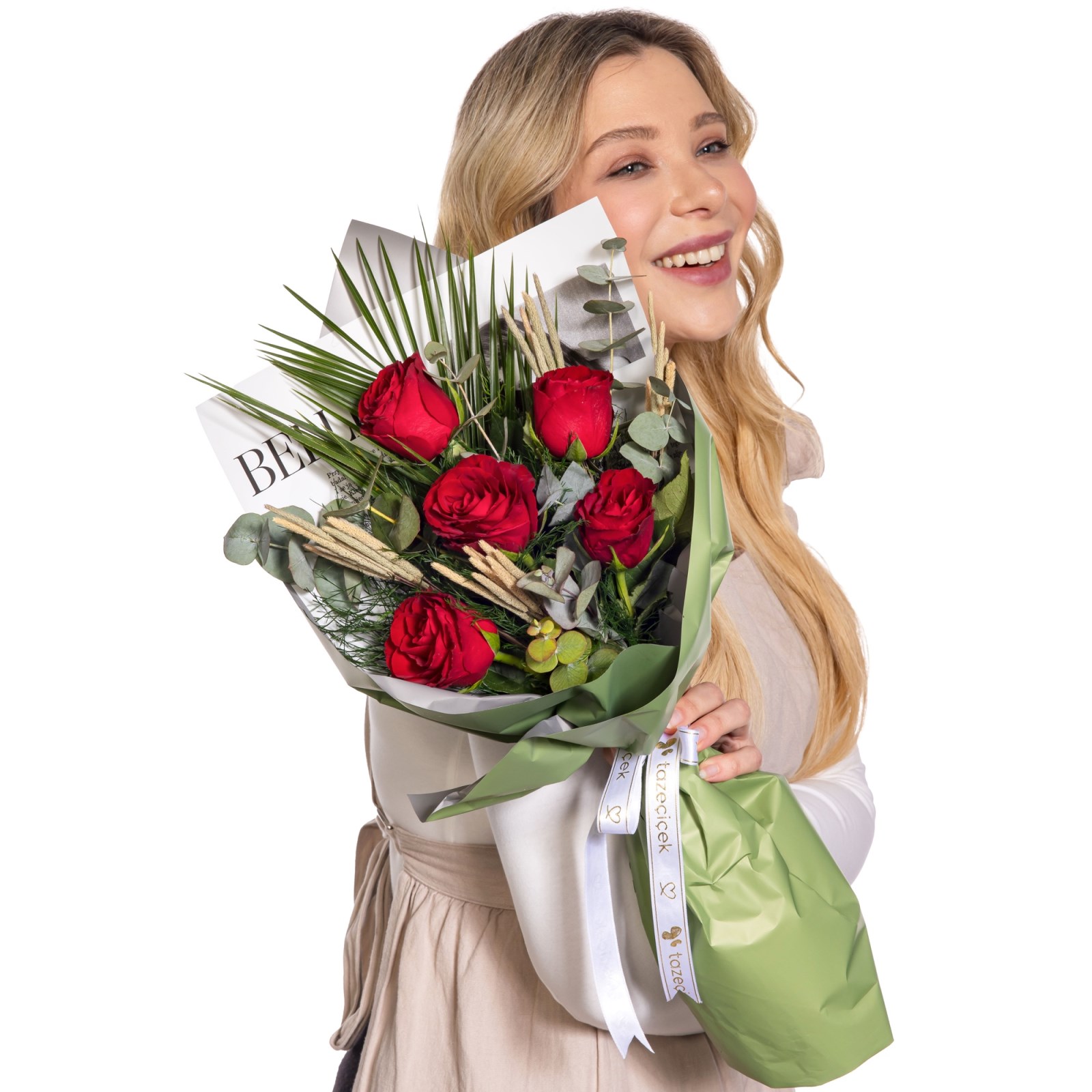 Bold Romance Kırmızı Gül Buketi