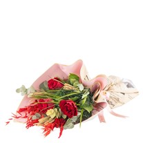 Soft Flame Kırmızı Gül Buketi