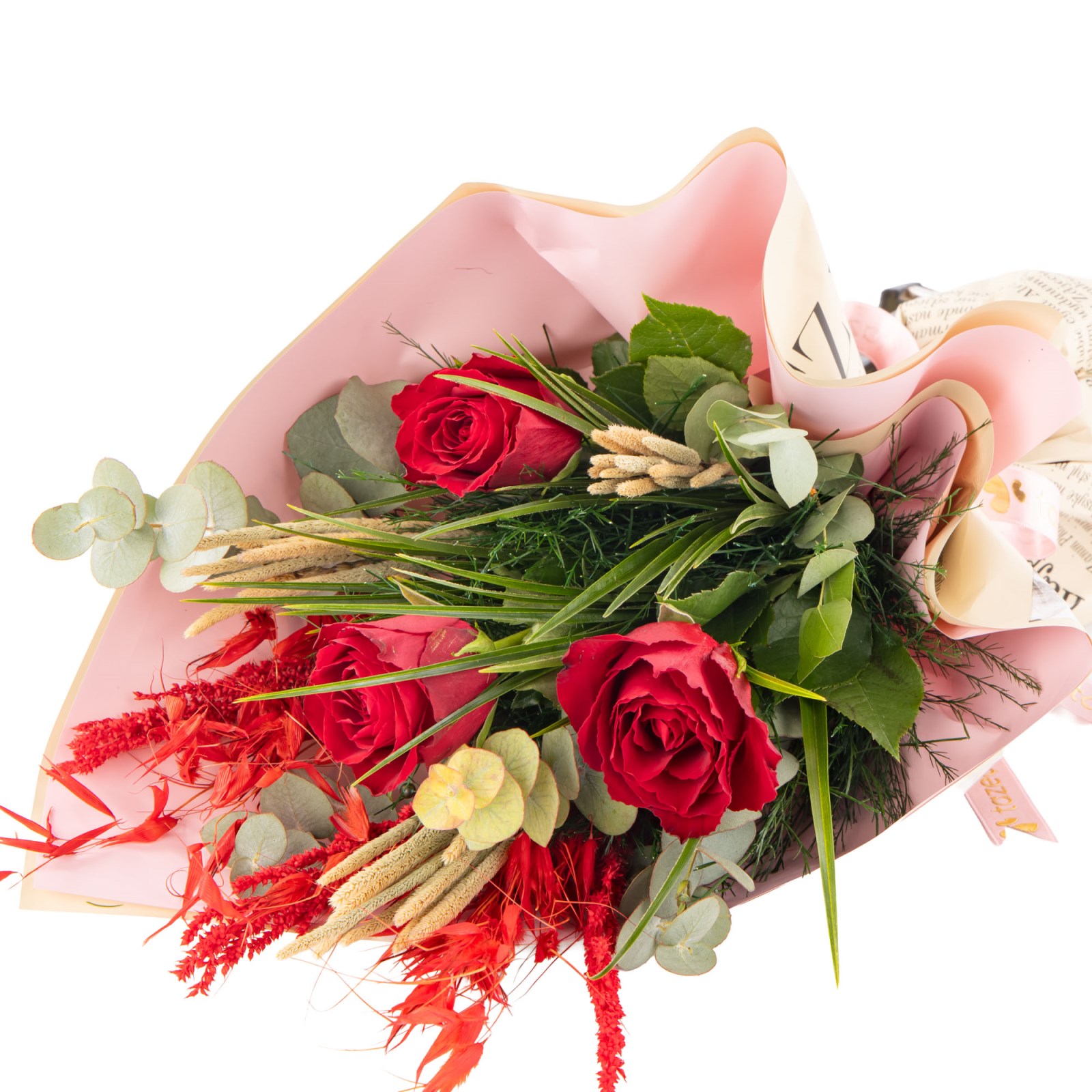 Soft Flame Kırmızı Gül Buketi