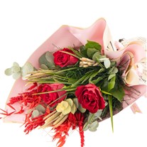 Soft Flame Kırmızı Gül Buketi