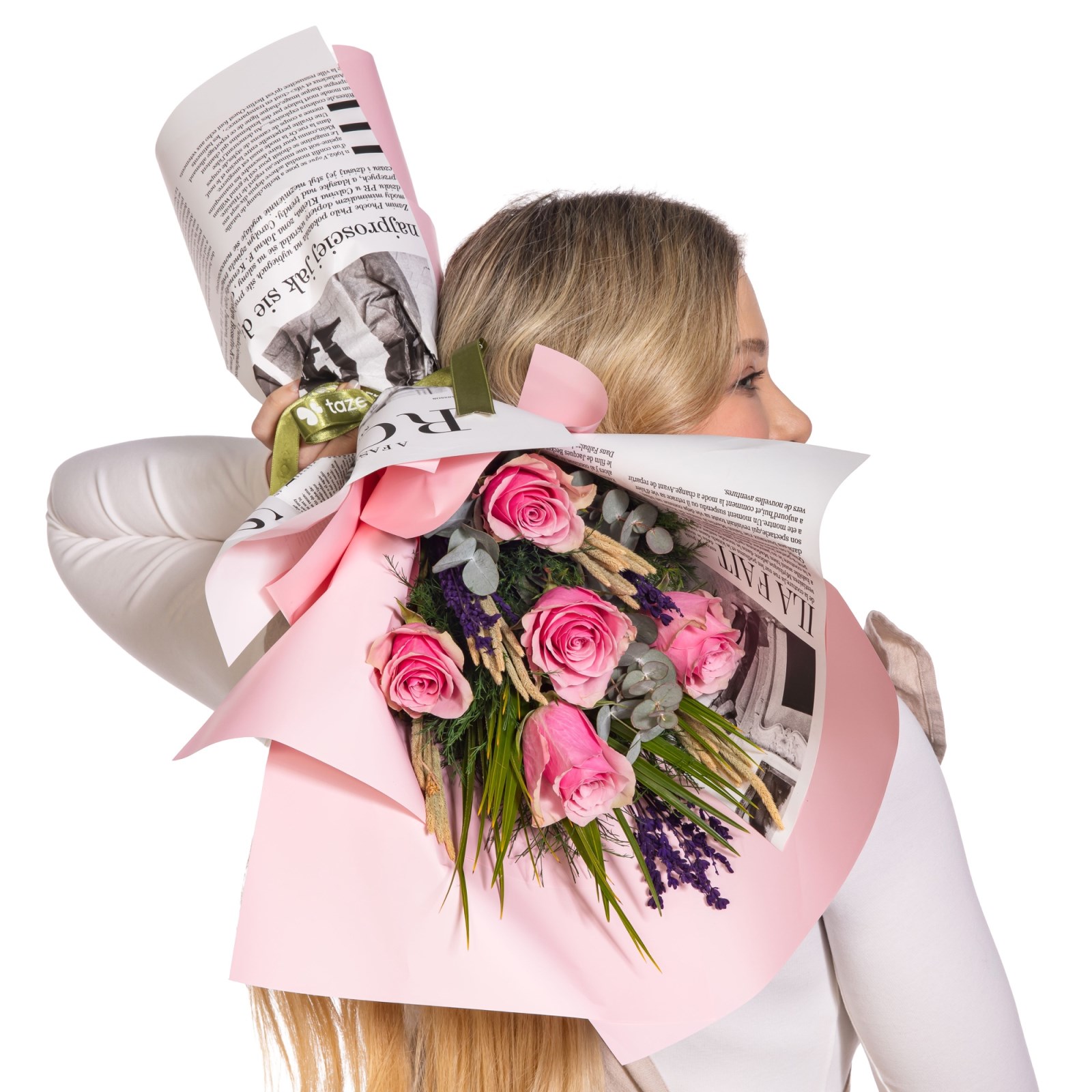 Rose Poem Pembe Gül Buketi