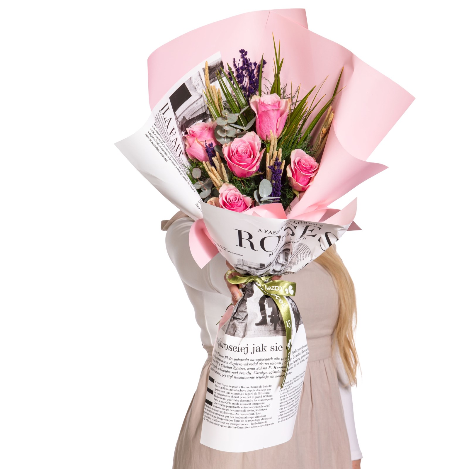 Rose Poem Pembe Gül Buketi