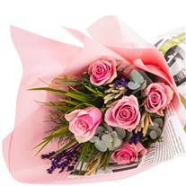 Rose Poem Pembe Gül Buketi